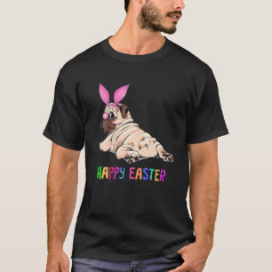 Camiseta Engraçado Cachorro Coelhinho Páscoa Coelho Coelho