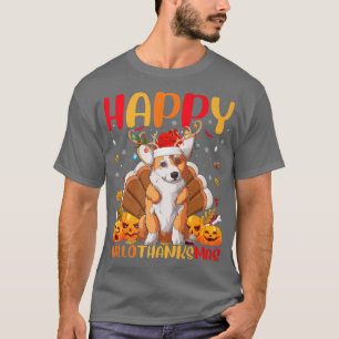 Camiseta Engraçado Cachorro Corgi Feliz Corgi OláObrigadoMa