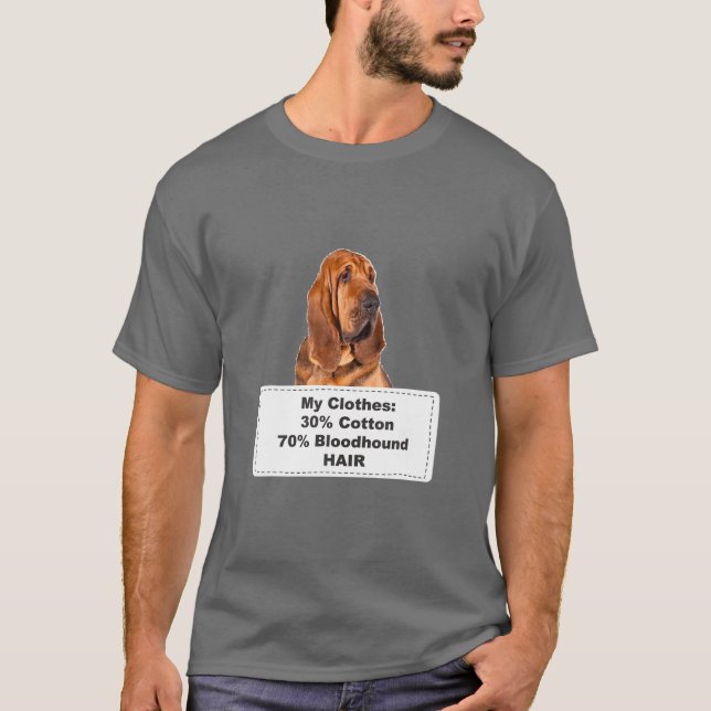 Camiseta Engraçado Cachorro de Sangue (Frente)