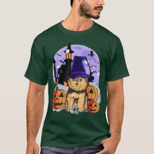 Camiseta Engraçado Cachorro do Dia das Bruxas