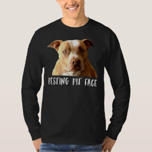 Camiseta Engraçado Cachorro Escando Cara