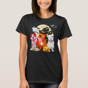Camiseta Engraçado Cachorro Escorregadio Assustador