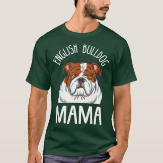 Camiseta Engraçado Cachorro Inglês Lover Mãe Design Inglês