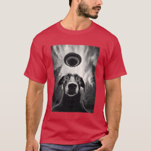 Camiseta Engraçado Cachorro Labrador com presente de UFO Cl