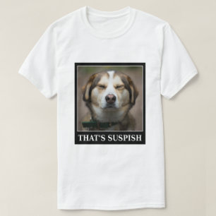 Camiseta Engraçado Cachorro Meme