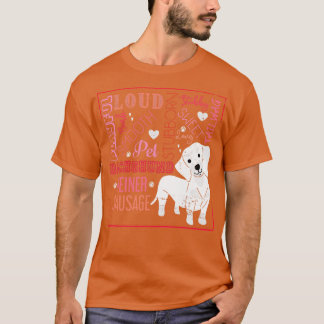 Camiseta Engraçado Cachorro-Pequeno-Desenho-Presente