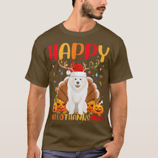 Camiseta Engraçado Cachorro Samoyed Lover Feliz Samoyed Hel