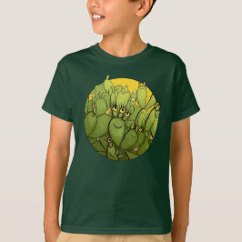 Camiseta Engraçado Cactus Caracteriza Sucultos Verdes Bonit