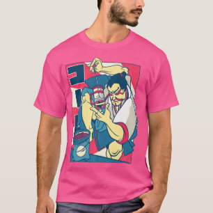 Camiseta Engraçado Café Negro Samurai Warrior