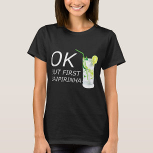 Camiseta Engraçado Caipirinha Bebe Cocô Brasil Cachaca Dri