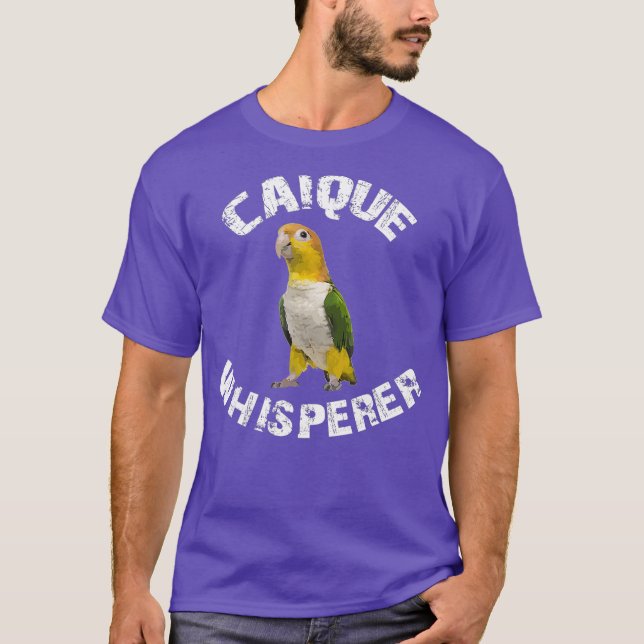 Camiseta Engraçado Caique Whisperer Parrot Roupa (Frente)
