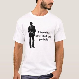 Camiseta Engraçado Cala a Sua Boca