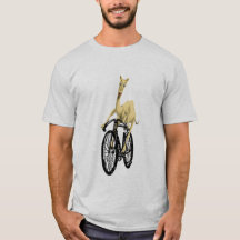 Engraçado Camel andando de bicicleta escura, para
