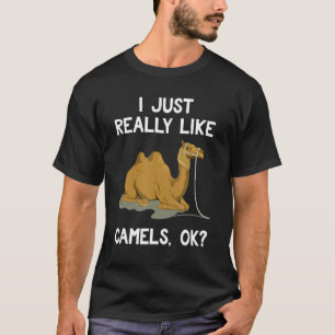 Camiseta Engraçado Camel Deu Humor Animal Eu Gosto Muito De