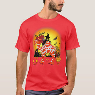 Camiseta Engraçado Camel Halloween Presentes