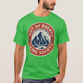 Camiseta Engraçado Caminhante Empresta Fora da Sociedade de