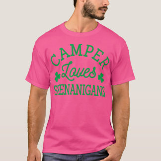 Camiseta Engraçado Camper Adora Shenanigans Camping Rua. Pa
