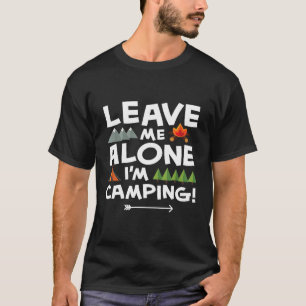 Camiseta Engraçado Camping Men Mulheres Camper Família N