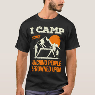 Camiseta Engraçado Camping Sayings