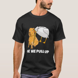 Camiseta Engraçado Capybara Animal Ok Vamos Puxar-Me
