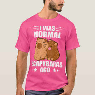Camiseta Engraçado Capybara Eu Era Rodrinho Normal, Capybar