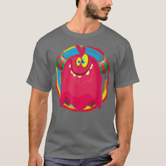 Camiseta Engraçado, cara de conto de fadas riscando como um