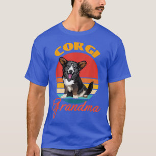 Camiseta Engraçado Cardigan Welsh Corgi Avó Cão Mothe