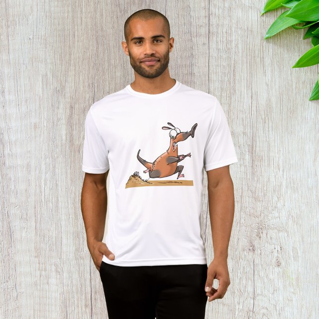 Camiseta Engraçado Cartoon De Ateador Quirky Running Animal (Criador carregado)