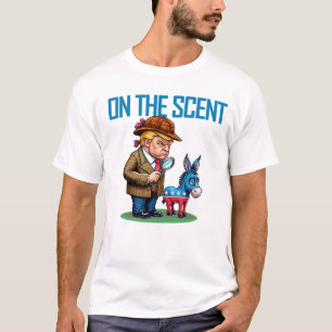 Camiseta Engraçado Cartoon Político Sobre O Sotaque
