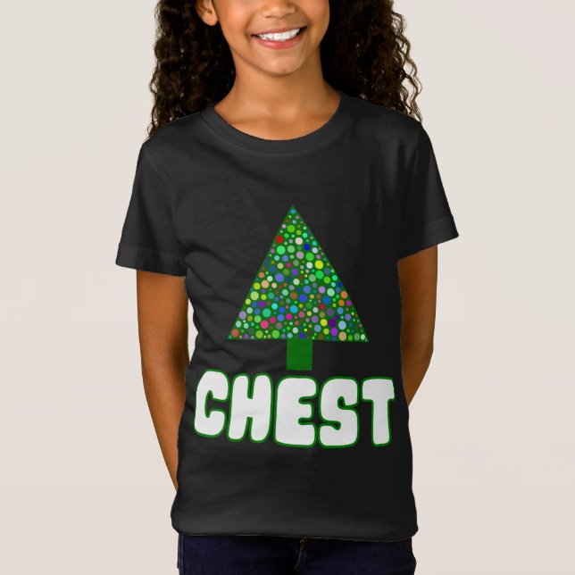Camiseta Engraçado Casais de castanhas de Natal Feio (Frente)