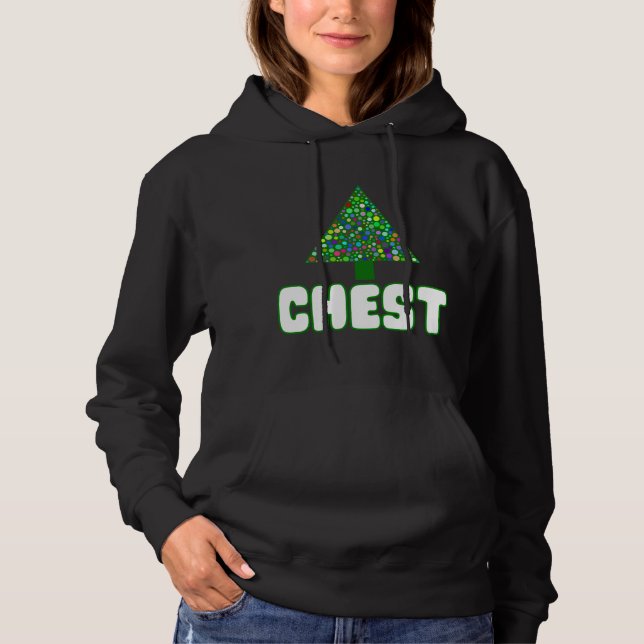 Camiseta Engraçado Casais de castanhas de Natal Feio (Frente)