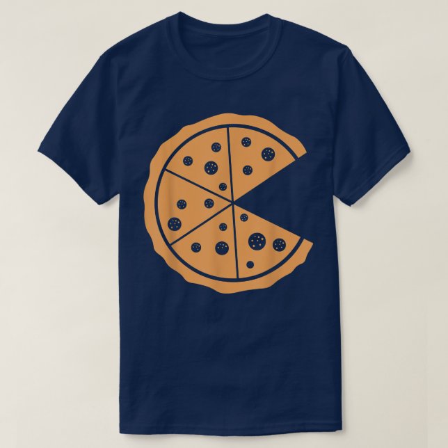 Camiseta Engraçado Casal Correspondente Pizza Dia de os nam (Frente do Design)