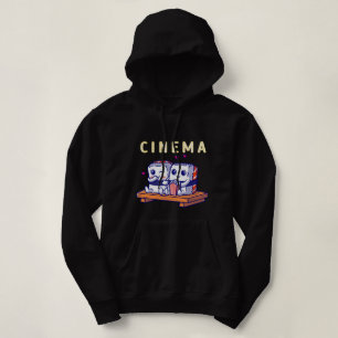 Camiseta Engraçado Casal Kawaii Sushi assistindo cinema em