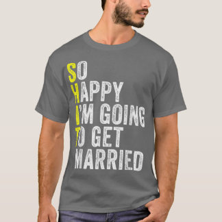 Camiseta Engraçado Casamento Sarcástico Noite Noivado Mar