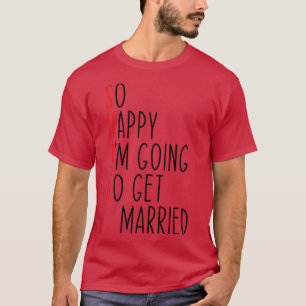 Camiseta Engraçado Casamento Sarcástico Noite Noivado Mar