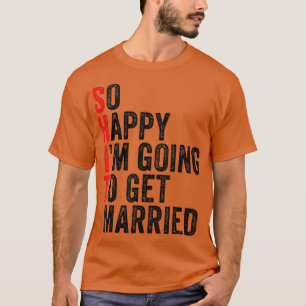 Camiseta Engraçado Casamento Sarcástico Noite Noivado Mar