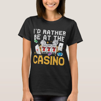 Camiseta Engraçado Casino Jogo Artes Mulheres Slot Las Vega