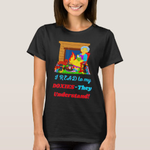Camiseta Engraçado Casual Engraçado Dachshund Eu Li Para Me