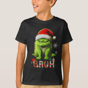 Camiseta Engraçado Cat Bruh Dizendo Bro
