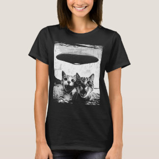 Camiseta Engraçado Cat Selfie OVNI Gato Lover