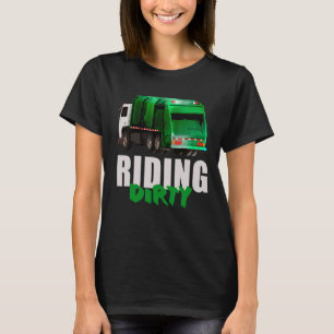 Camiseta Engraçado cavalgando Reciclagem sujo Lixo Terra d