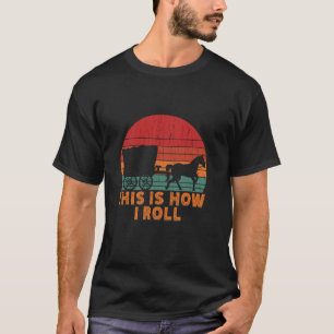 Camiseta Engraçado Cavalo e Carruagem Amish É assim que eu 