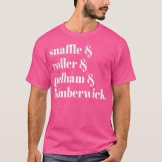 Camiseta Engraçado Cavalo Jargon Bits Equestrians