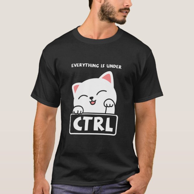Camiseta Engraçado Célula de Computador do Programador de C (Frente)