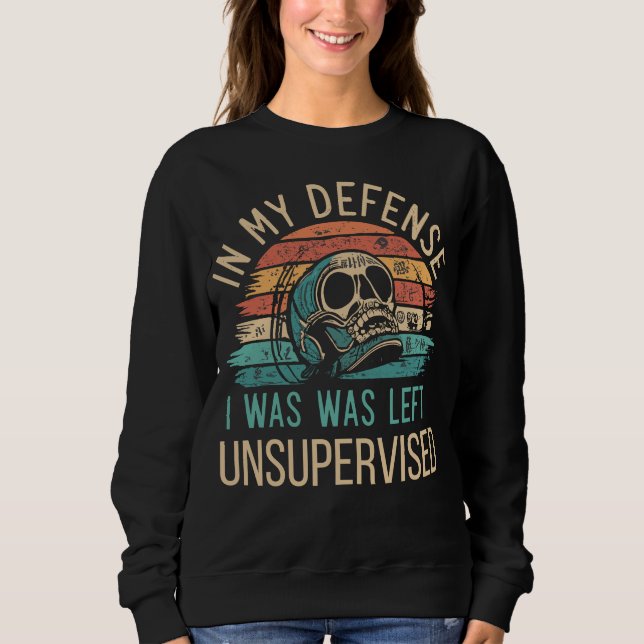 Camiseta Engraçado Chá Em Minha Defesa Eu Fui Deixado Sem S (Frente)