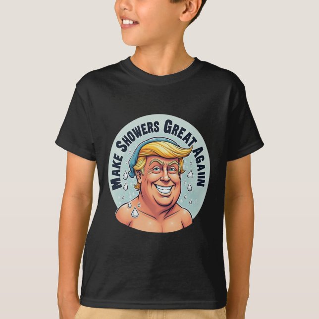 Camiseta Engraçado Chá Grear novamente (Frente)