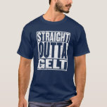 Camiseta Engraçado Chanukah Dizendo citação Gelt Celebração<br><div class="desc">Comprar Este Incrível Presente De Chanukah! Clique Na Nossa Marca Para Obter Opções De Roupa Adicionais. Hetero Fora De Gelt Cita Sobre Ficar Sem Chocolate Ao Tocar Dreidel! Engraçado Design Chanukah faz um Chanucá Excelente presente para judeus, mulheres, adolescentes, meninas, rapazes e crianças! Engraçado Chanukah Yiddish Dizendo Design em Cores...</div>