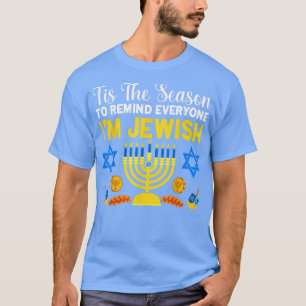Camiseta Engraçado Chanukah Esta é a estação para lembrar a