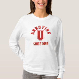 Camiseta Engraçado Chatear-Te, Garçonete, Vermelho