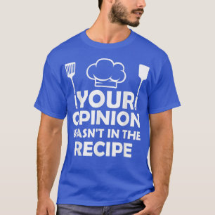Camiseta Engraçado Chef Art Men Mulheres Cozinham Cozinhar